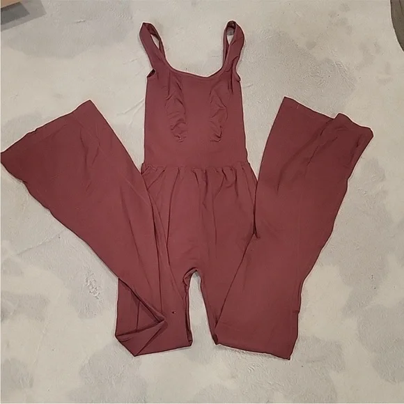 NWT Free People Good Karma Flared Onesie Henna Burgundy MSRP $118 Size Small - Picture 5 of 9